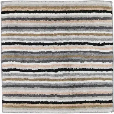 Cawö Cawö Badmat Gestreept Keerbaar 7048 37-Kiezel 60x60