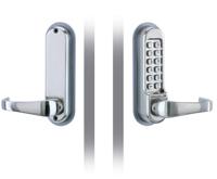 codeschilden met krukken + codevrije toegang, Codelocks CL 505 SS - thumbnail