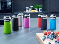 Leifheit 03249 reisdrinkbeker 350 ml Zwart, Groen Roestvrijstaal - thumbnail