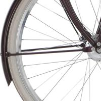 Cortina spatbordstang voor 28 u4 aubergine - thumbnail