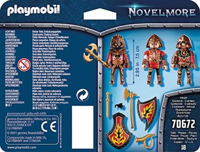 PLAYMOBIL Novelmore set van 3 Burnham Raiders 70672