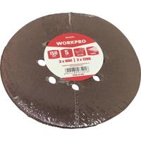 WorkPro WP407214 Schuurpapier voor schuurschijf (Ø) 150 mm 5 stuk(s) - thumbnail
