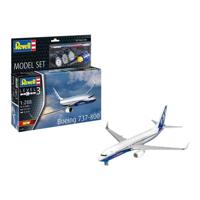 Revell modelbouwpakket - boeing 737-800 1:288 - 25dlg. - incl. basiskleuren verf - thumbnail