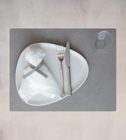 LIND DNA - Dinner Mat Square - Placemat 35x45cm Hippo Anthracite-G - thumbnail