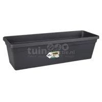 Elho Green Basics Balkonbak Zwart 80cm - thumbnail