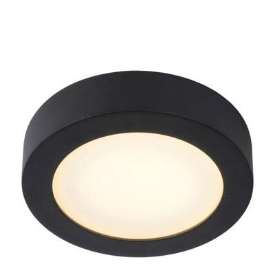 Lucide BRICE-LED - Plafonnière Badkamer - Ø 18 cm - LED Dimb. - 1x12W 3000K - IP44 - Zwart Lucide BRICE-LED - Plafonnière Badkamer - Ø 18 cm - LED Dimb. - 1x12W 3000K - IP44 - Zwart
