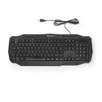 Gaming - Toetsenbord - achtergrondverlichting - USB - Duits - zwart - thumbnail