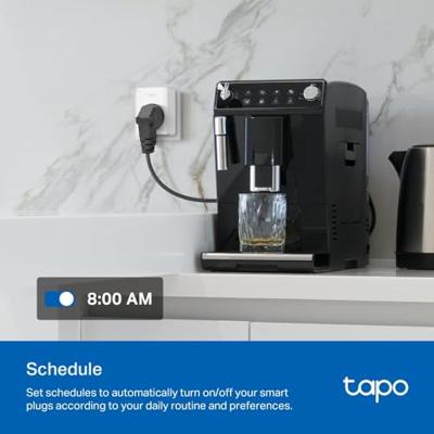 TP-Link Tapo P110 (2-pack) Mini smart wifi-stopcontact schakel stekkerdoos - thumbnail