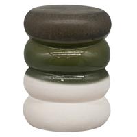 vtwonen Bijzettafel 'Bulb' Keramiek, kleur Groen Melange - thumbnail