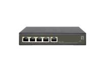 Hilbert 5-Port Gigabit PoE Smart Lite Switch - 802.3at/af PoE - 4 PoE Outputs - 60W PoE Power Budget - thumbnail