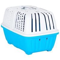 VidaXL Reismand 55x36x36 cm polypropeen wit en blauw - thumbnail