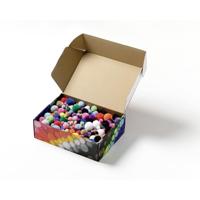 Pompons folia 200 gram assorti - thumbnail