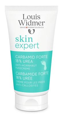 Louis Widmer Skin Expert Carbamide Forte 18% Ureum Voetencrème Tegen Eelt Zonder Parfum 50ml