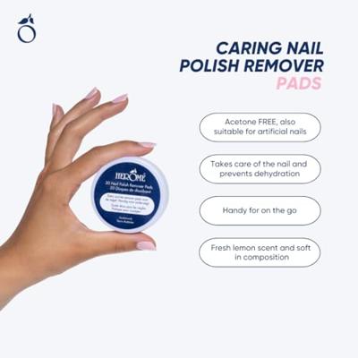 Herome 30 Nailpolish Remover Pads - Aceton vrij - thumbnail