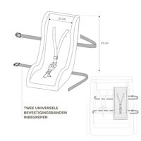 Polisport peuterschaal mini pelican 3-punts schaap wit - thumbnail