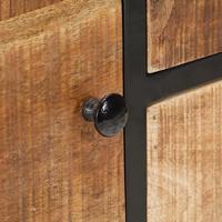 Dressoir 85x30x80 cm ruw mangohout - thumbnail