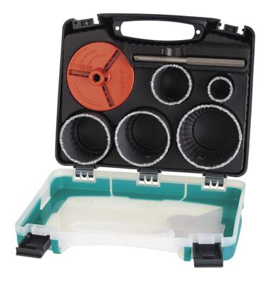 Wolfcraft Boorkrans box | Muurwerk | Ø33, 43, 53, 68, 103 | 1 set - 5424000