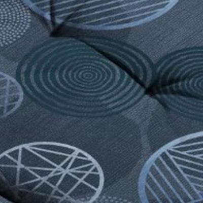 Zitkussen Hocker Circle blauw 50 cm x 50 cm (4 stuks) Madison - Madison