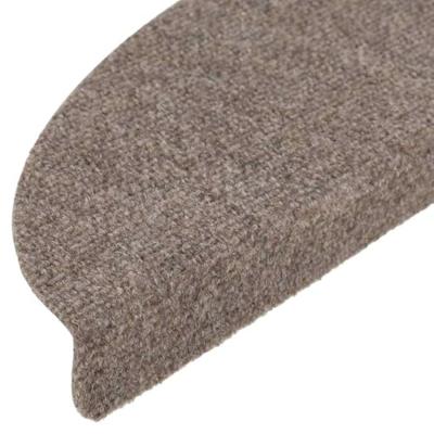 VidaXL Trapmatten zelfklevend 20 stuks 56x17x3 cm beige halfrond VidaXL Trapmatten zelfklevend 20 stuks 56x17x3 cm beige halfrond