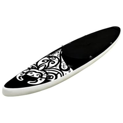 Stand Up Paddleboardset opblaasbaar 305x76x15 cm zwart - thumbnail