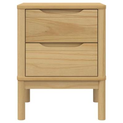 Nachtkastje FLORO 45x39x57 cm massief grenenhout wasbruin