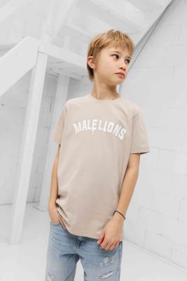 Malelions Paint T-Shirt Kids Beige - Maat 140 - Kleur: Beige | Soccerfanshop