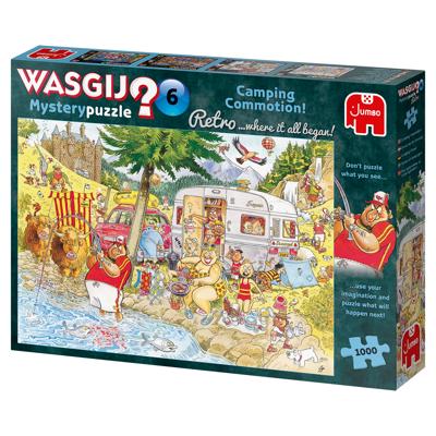 Jumbo Puzzel Wasgij Retro Mystery 6 Camping Commotion! 1000 Stukjes