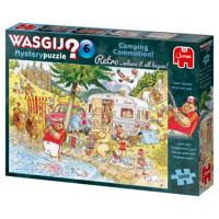 Jumbo Puzzel Wasgij Retro Mystery 6 Camping Commotion! 1000 Stukjes - thumbnail