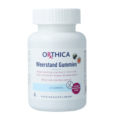 Orthica Weerstand gummies 60 Stuks Orthica Weerstand gummies 60 Stuks