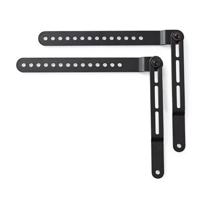 Soundbar Beugel | Universeel | Met TV Bevestiging | 10 kg | Draaibaar | Staal | Zwart