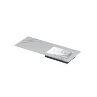 INK Post Wastafel Keramische Slab Envelop Bak Rechts Zonder Kraangat - 1200x450x10 mm - Statuario Glans - thumbnail
