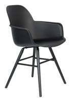 Zuiver Eetkamerstoel 'Albert Kuip' Met armleuning, PP, kleur Zwart - thumbnail