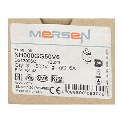 Mersen 1B623.000000 NH-zekering Afmeting zekering : 000 6 A 500 V 1 stuk(s)