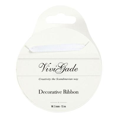 Creativ Company Decoratie lint wit, 15m