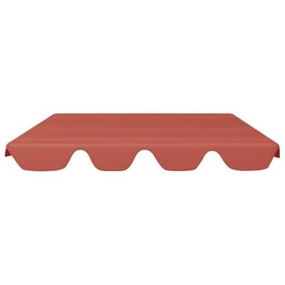 VidaXL Vervangingsluifel voor schommelbank 150/130x105/70cm terracotta