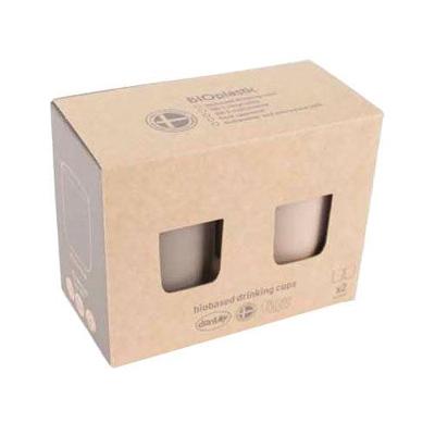 Dantoy bekerset mokka/beige, 2dlg.