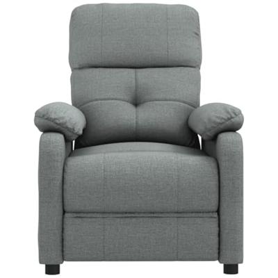 Fauteuil verstelbaar stof donkergrijs