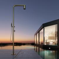 Buitendouche Hotbath Archie Met Handdouche en Beam Hoofddouche RVS316 - thumbnail