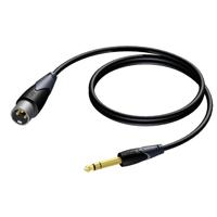 Procab CLA724/3 verloopkabel 1x XLR male naar 1x Stereo jack 3m - thumbnail