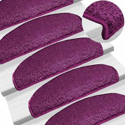 VidaXL Trapmatten 20 st 65x21x4 cm violet halfrond groot