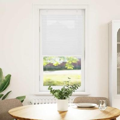 Pliss rolgordijn 60x150 cm stofbreedte 59,4 cm polyester wit - thumbnail