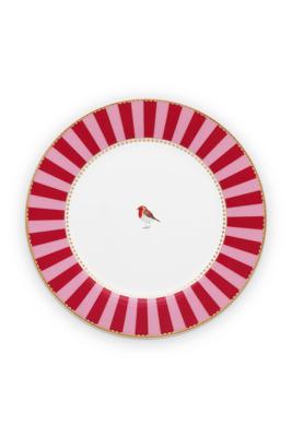 Pip Studio Love Birds Ontbijtbord Rood/Roze 21 cm