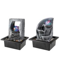 Fontein polyresin met bal kleur H25.5cm - thumbnail