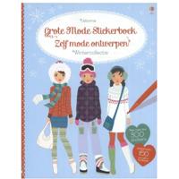 Usborne Publishers Grote mode stickerboek   zelf mode ontwerpen wintercollectie - thumbnail