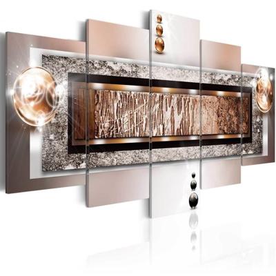 Schilderij - Cinnamon Rock, 5luik