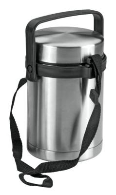 Metaltex Campus Voedselcontainer 1.4L RVS/Zwart