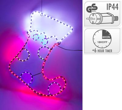 Kerstsok 52 cm 134 led Nampook - Nampook