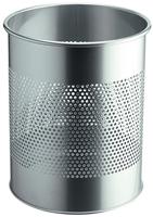 Durable 338123 Prullenbak 15 l (Ø) 165 mm RVS Zilver 1 stuk(s) - thumbnail
