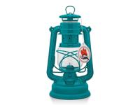 Feuerhand Stormlamp 276 Olielamp Teal Blauw - thumbnail