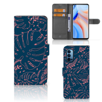 OPPO Reno 4 Pro 5G Hoesje Palm Leaves - thumbnail